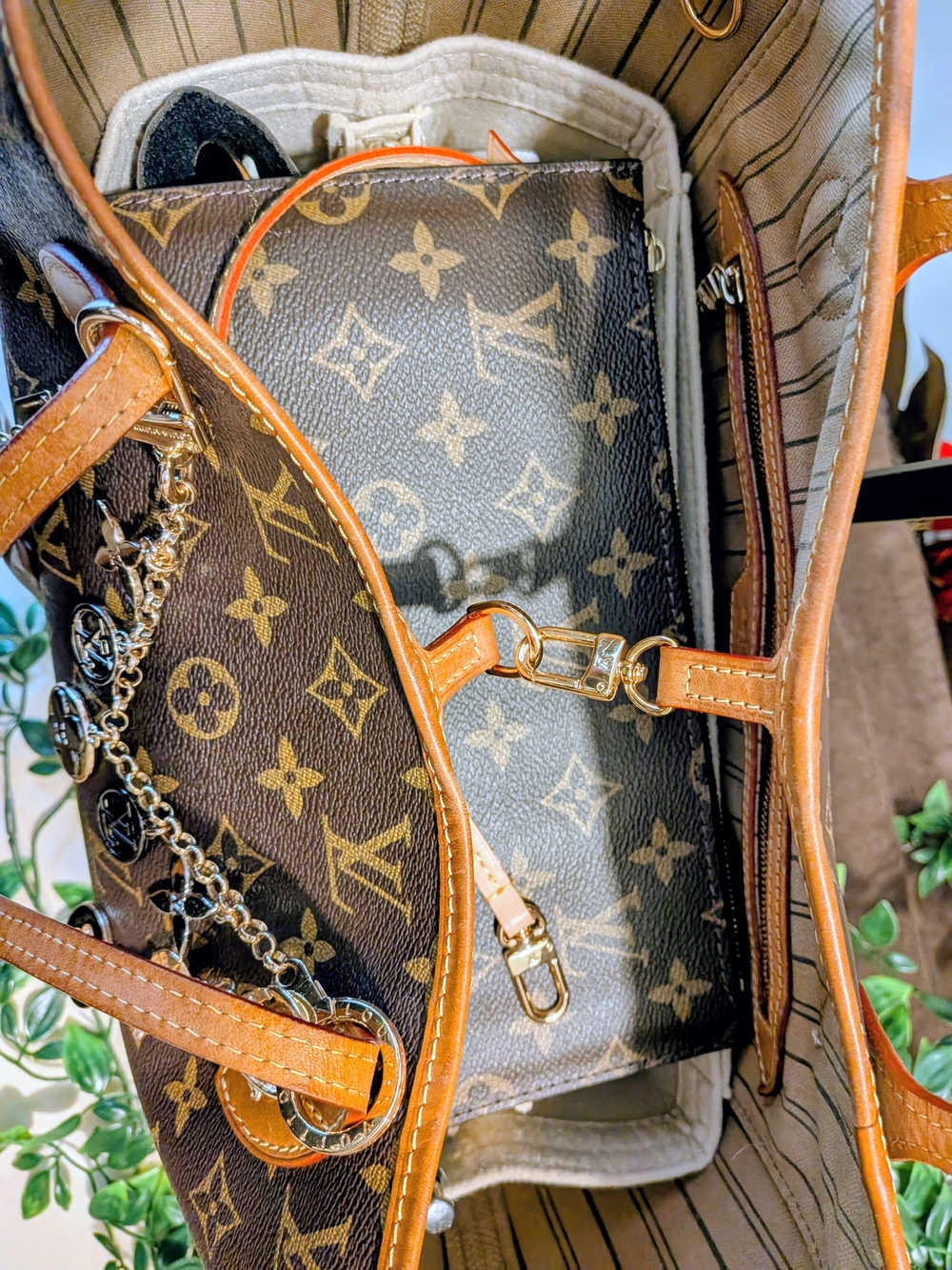 ❌SOLD❌ Louis Vuitton Monogram Neverfull MM SET - Includes Entrupy COA - XLNT - Picture 11 of 11